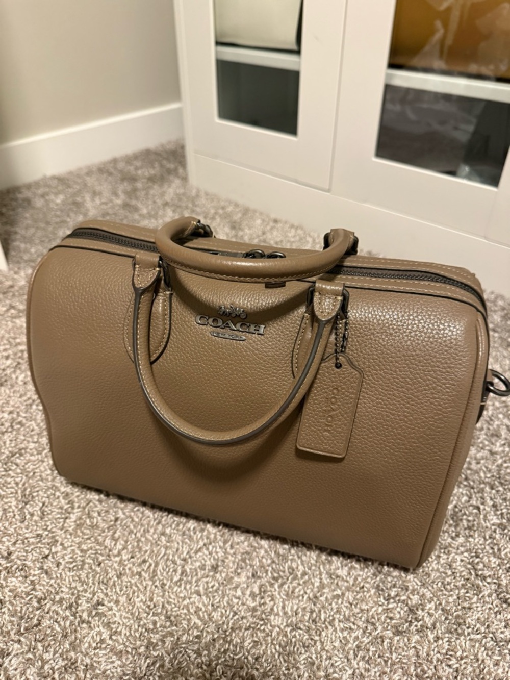 Coach Large Rowan in Stone